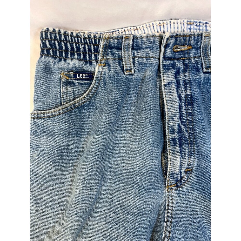 Lee Elastic Waist Blue Jeans | Size L | Comfort Fit